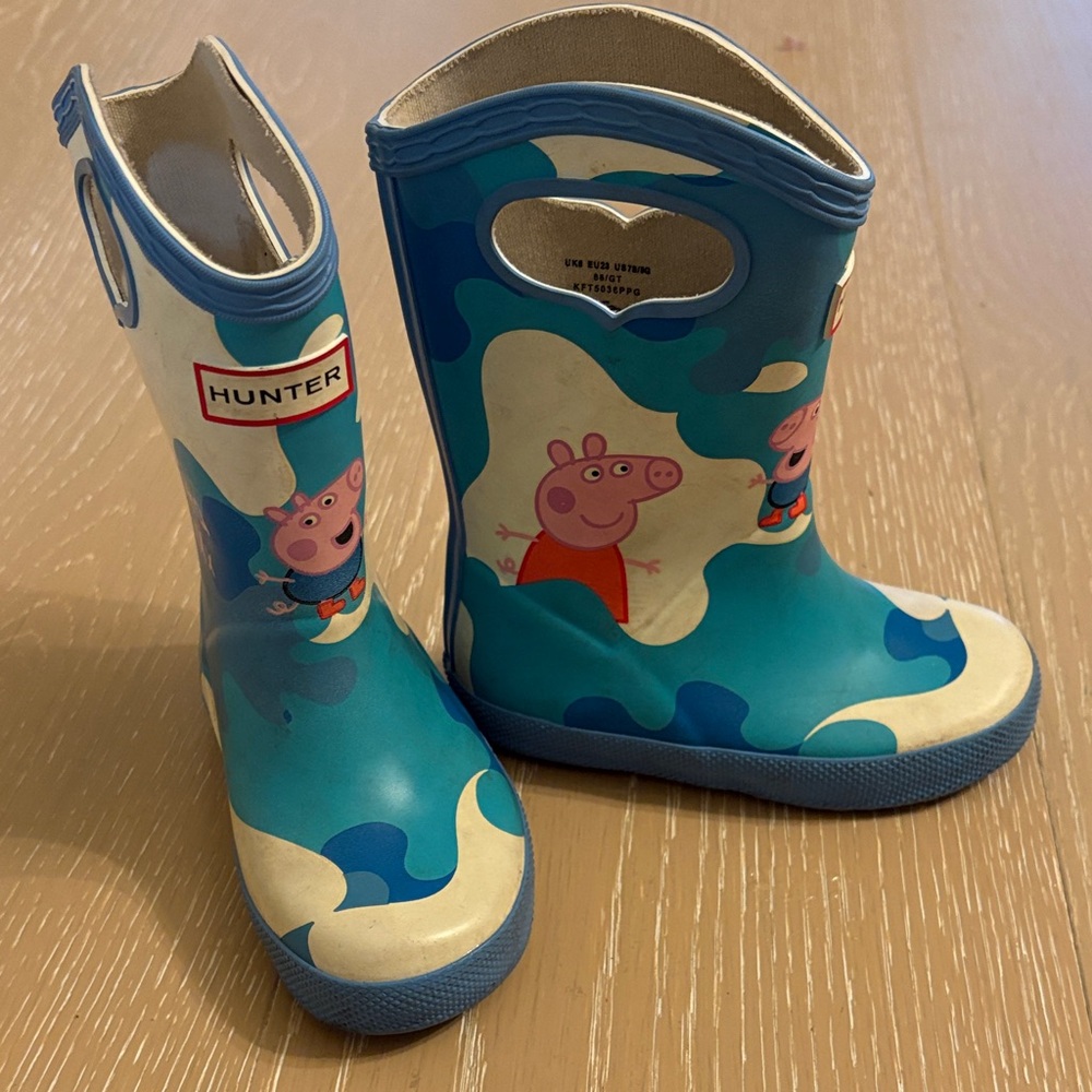 Hunter Kids Peppa Pig rainboots